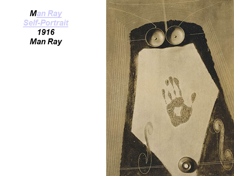 Man Ray  Self-Portrait 1916 Man Ray